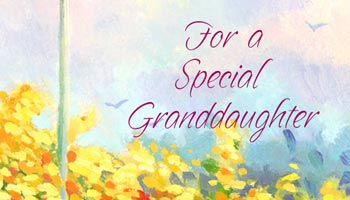 For Granddaughter Card Messages